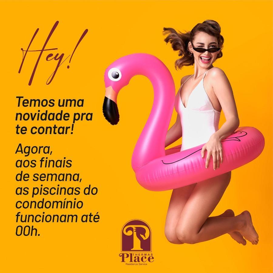 LINDO FLAT com PARQUE AQUÁTICO PERTO DO CENTRO DE CALDAS NOVAS! Caldas Novas Exterior foto