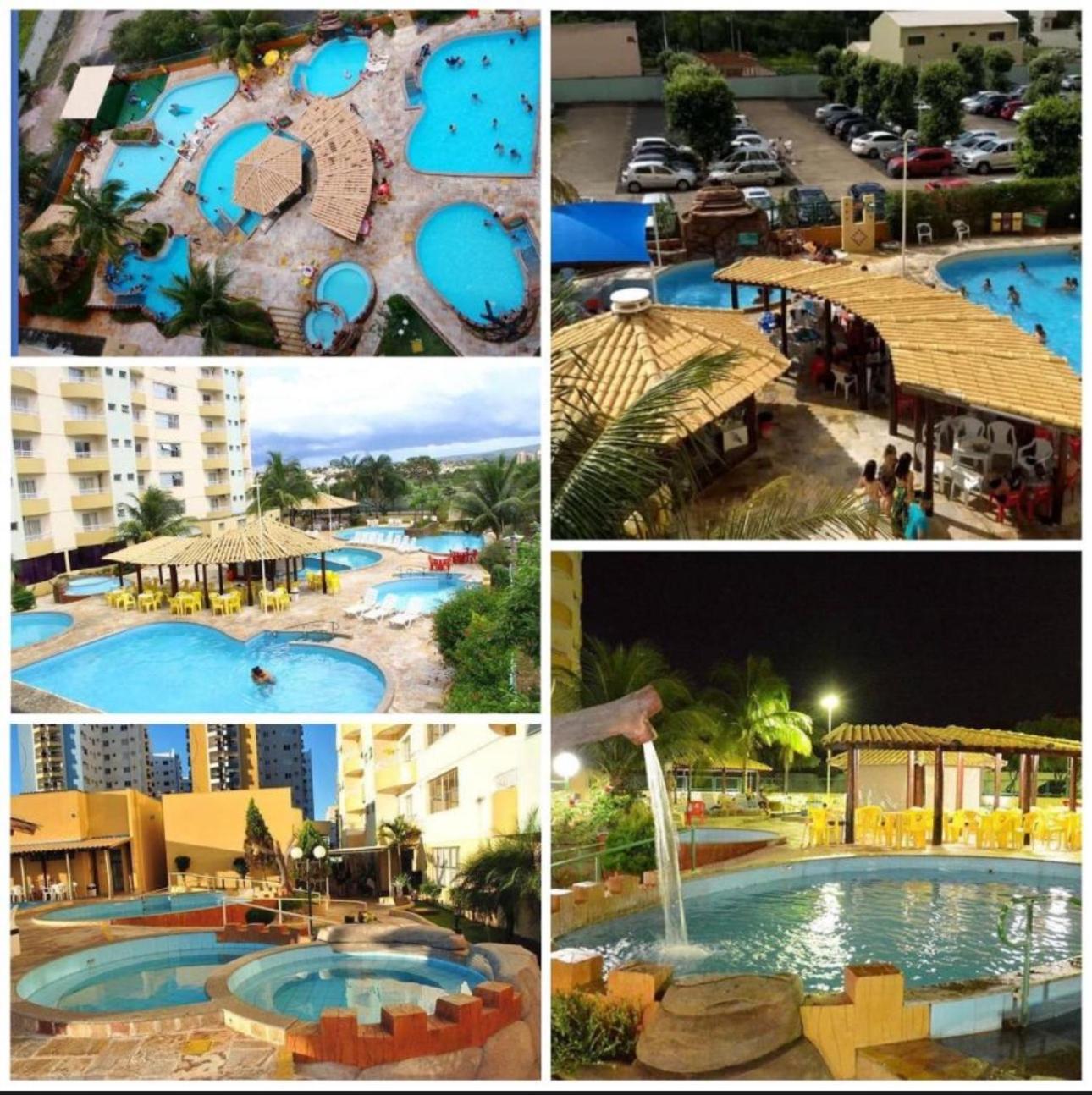 LINDO FLAT com PARQUE AQUÁTICO PERTO DO CENTRO DE CALDAS NOVAS! Caldas Novas Exterior foto